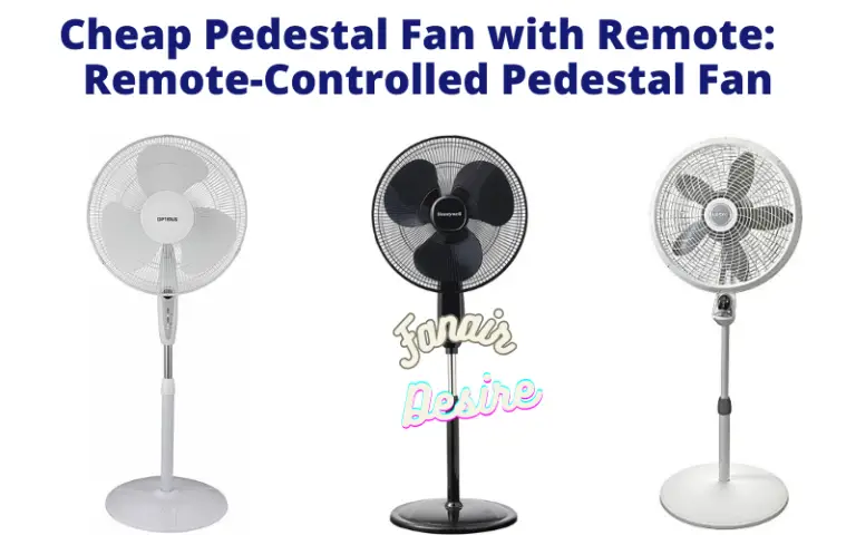 Cheap Pedestal Fan with Remote