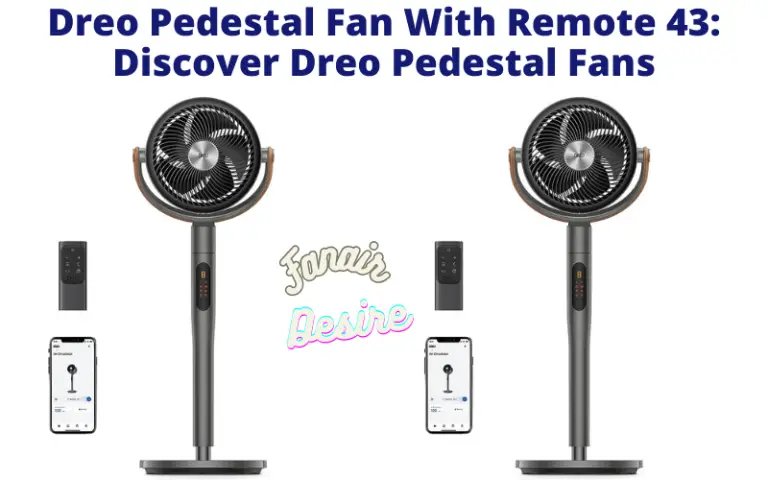Dreo Pedestal Fan With Remote 43