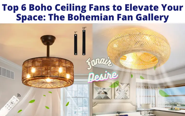 Boho Ceiling Fan
